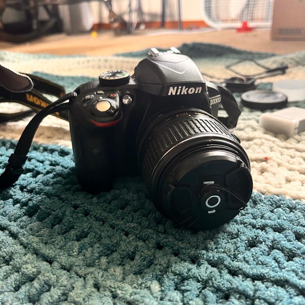 Nikon Black and Red Digital Camera
